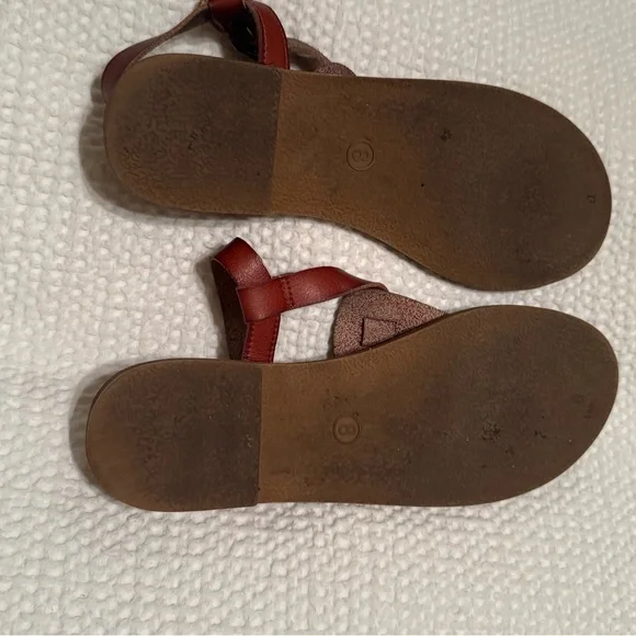 Women's Brown Sandals - Picture 2 of 2